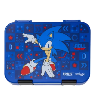 Cette boîte à lunch bento moyenne Smiggle Sonic the Hedgehog est idéale pour séparer les repas de vos enfants