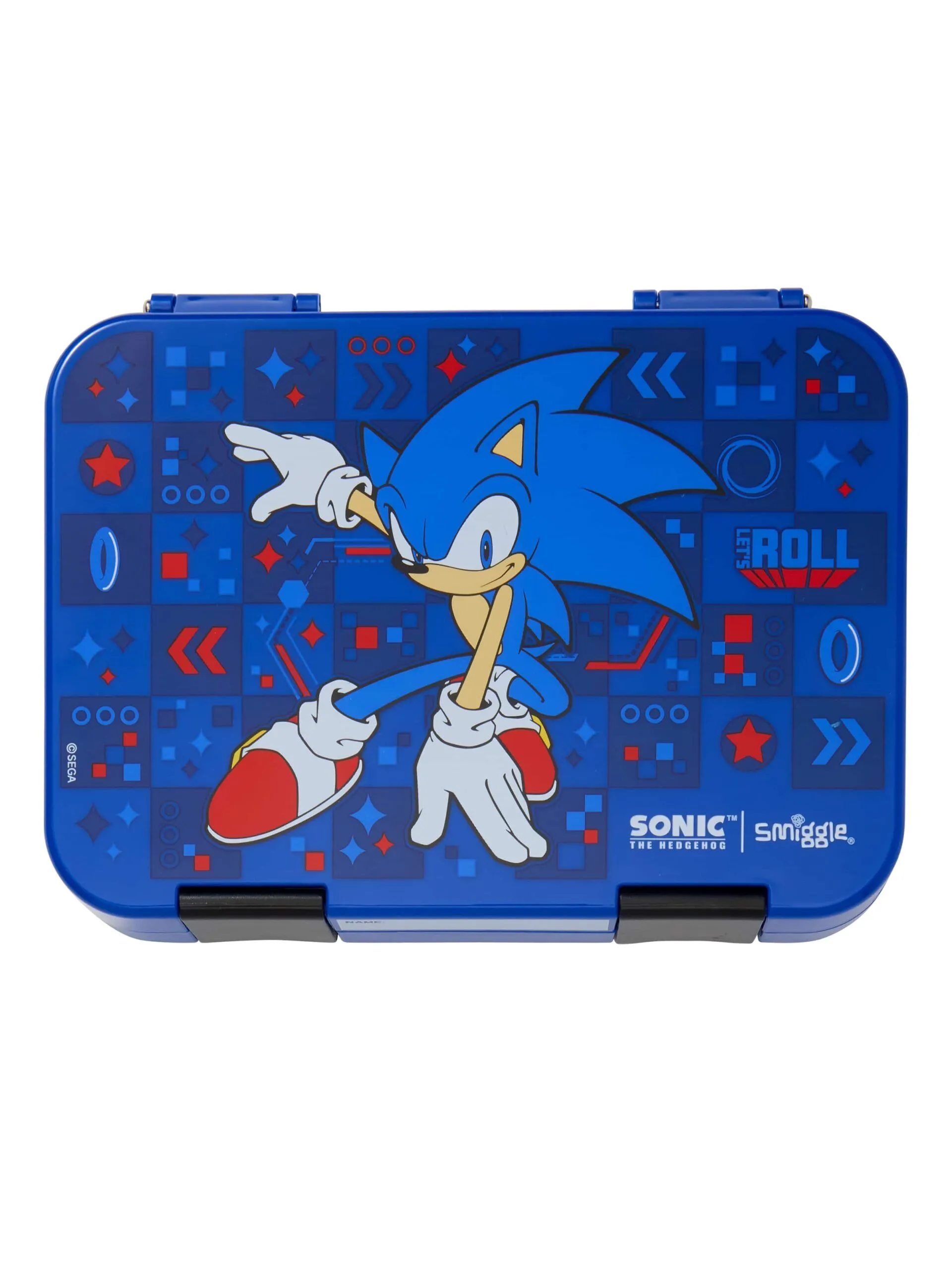 4Boîte à Lunch Bento Moyenne Smiggle Sonic the Hedgehog Cette boîte à lunch bento moyenne Smiggle Sonic the Hedgehog est idéale pour séparer les repas de vos enfants
