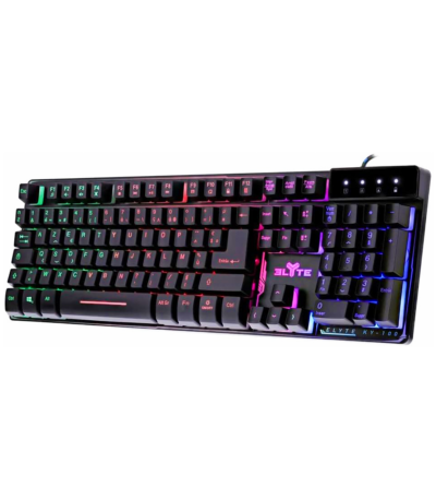 ELYTE KY-100 - Clavier Gamer Semi-mécanique Rainbow
