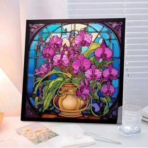Un tableau de broderie diamant carré