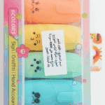 6 Mini Pastel Highlighters MiHoLu Smile