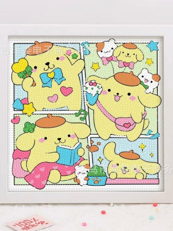 Kit Tableau diamond Pompompurin - Broderie diamant haut de gamme Tunisie