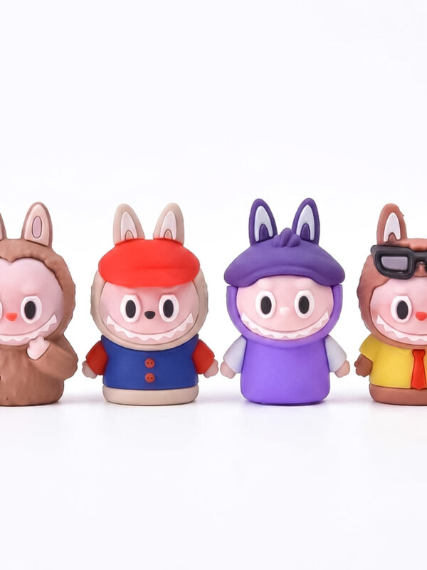 TAILLE CRAYON GOMME LABUBU