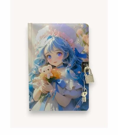 Journal Intime Fille avec Cadenas et Clés haut de gamme