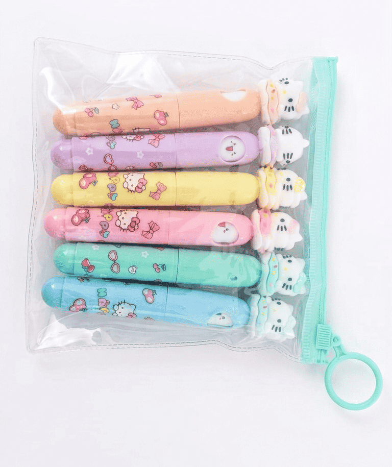 BLS_6_Highlighters_Hello_Kitty BLS 6 Highlighters Hello Kitty DL-626-D – Image 1