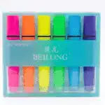 BOX 6 HIGHLIGHTER FLUO BL-189