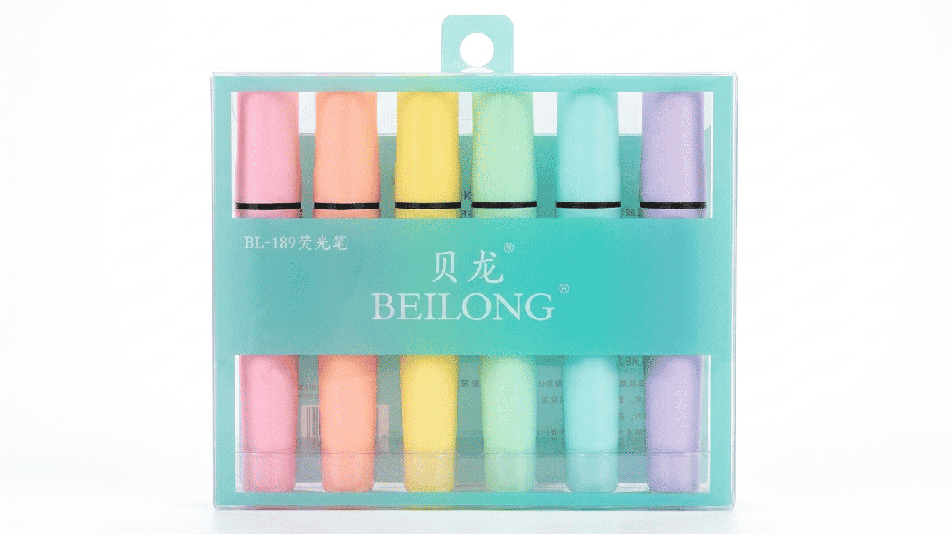 BOX_6_HIGHLIGHTER_PASTEL_BL-189 BOX 6 HIGHLIGHTER PASTEL BL-189 – Image 1