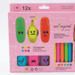 Enlegend Box 6 Mini Surligneurs & 6 Stylos Fluo Assorties