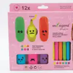 Enlegend Box 6 Mini Surligneurs & 6 Stylos Fluo Assorties