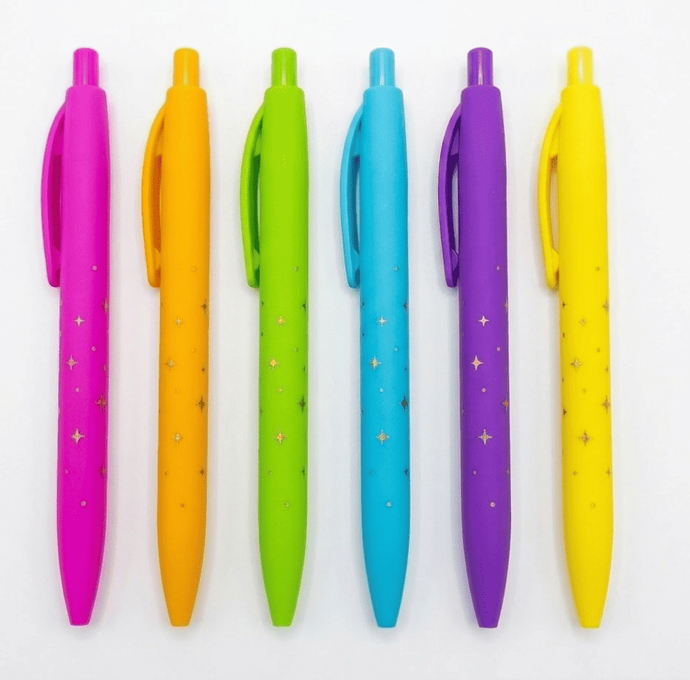 Enlegend Box 6 Mini Surligneurs & 6 Stylos Fluo Assorties – Image 3