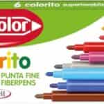 Feutres Fibracolor Point Fine 2,9 mm / 6 Pcs