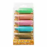 Pochette de 6 Surligneurs Fluorescents GLITTER , pour École et Bureau (FL-8241)