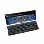 Clavier éducatif Clavier HD E Centro E Family pour enfants, coloris bleu et blanc.