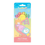 POCHETTE DE 8 FEUTRE PASTEL KAWAII JOVI