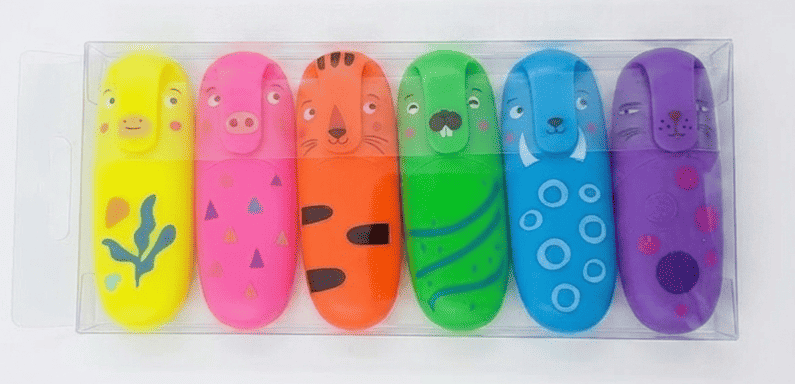 Mini_Surligneurs_Fluo_Enlegend_Au_Design_Mignon Mini Surligneurs Fluo Enlegend Au Design Mignon – Image 1