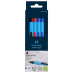 Pack de 4 Stylos à Bille Schneider Slider Edge 3 + 1 gratuit