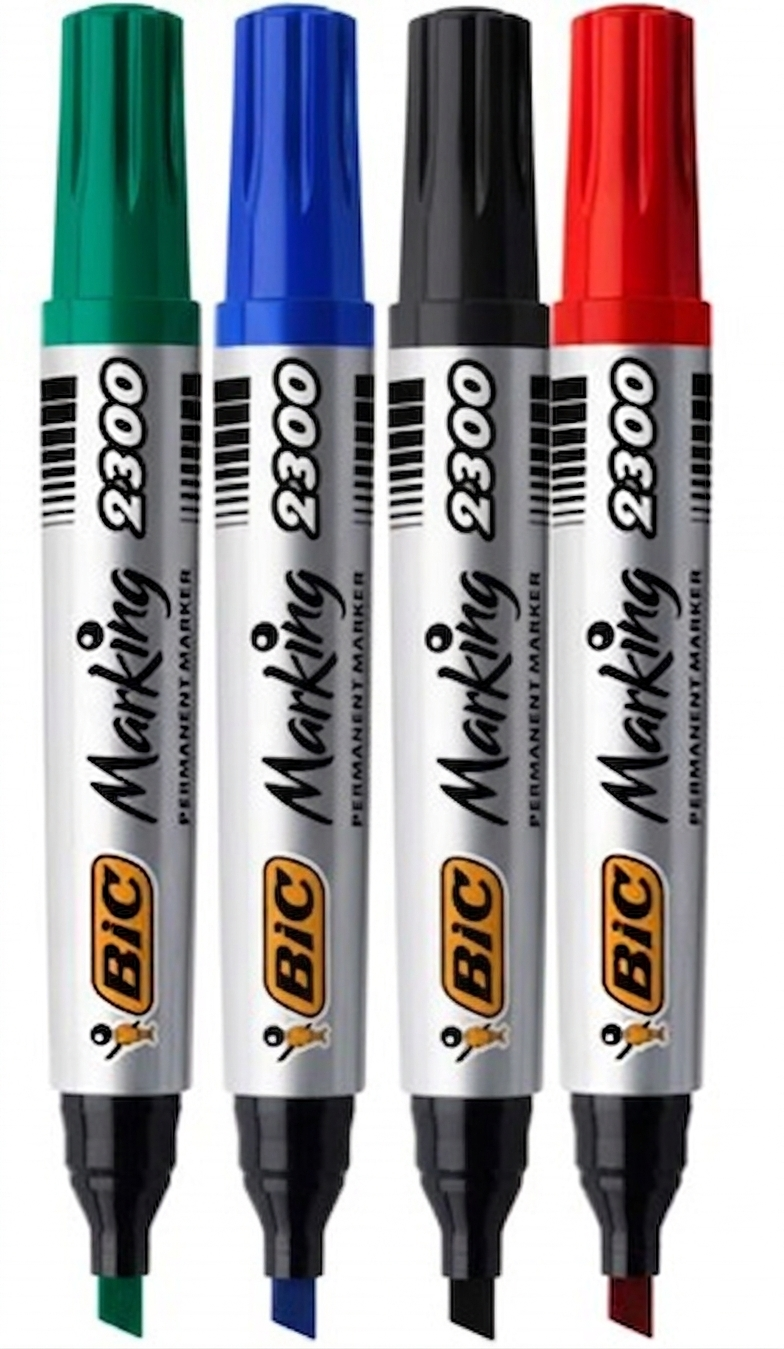 Pack de 4 Marqueurs Permanents BIC Marking 2300 – Image 2
