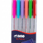 Pack de 6 Stylos à Bille BIBO X-Pen 1,00 mm