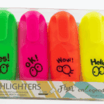 Pack de Mini Surligneurs Enlegend Neon HL6000-4PVC