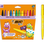 Pack de 12 Feutres de Coloriage JUMBO visa XL BIC kids