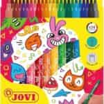 24 Feutres Jovi Medium Tip avec pointe moyenne pour dessins et coloriages scolaires - Fournitures Paperclip Tunisie