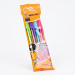 Pochette de 4 Stylos Cristal Fashion BIC pointe moyenne