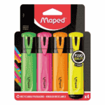 Pochette de 4 Surligneurs Fluo MAPED