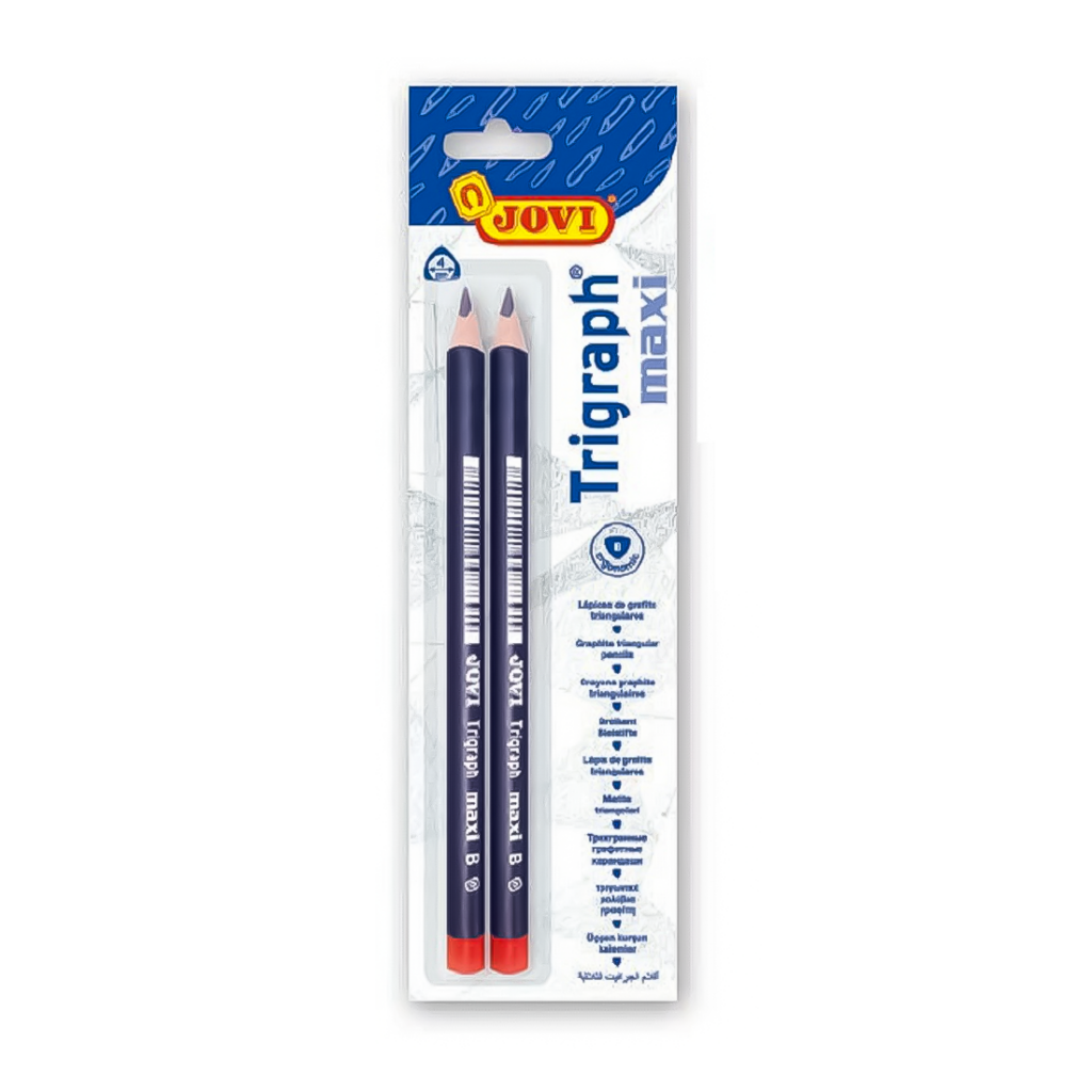 Lot de 2 crayons trigraph maxi jovi de forme triangulaire jumbo Tunisie