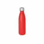 Cette bouteille est un modèle de bouteille isotherme en acier inoxydable au design "Cola"