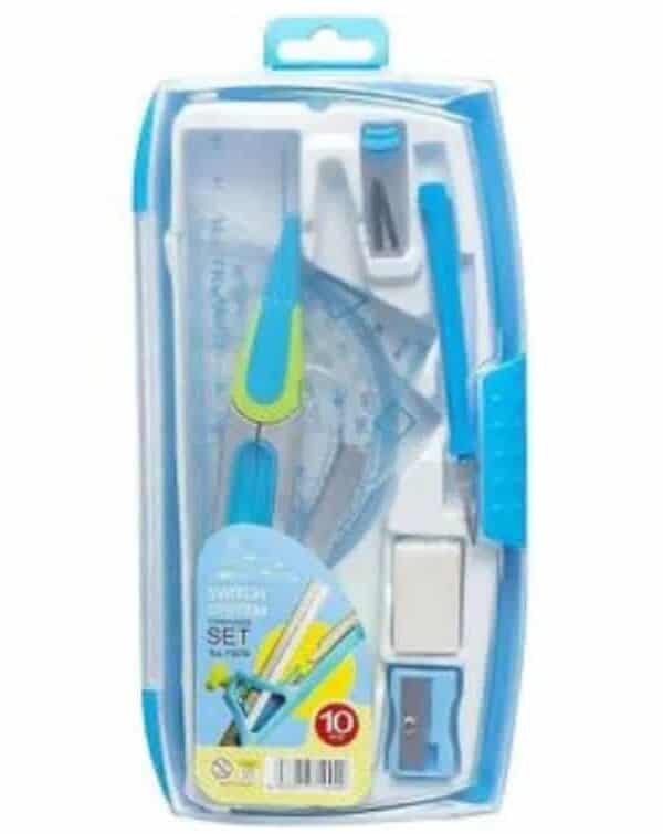 Boite de geometrie Maped Switch System coffret de 10 pieces scolaire Tunisie