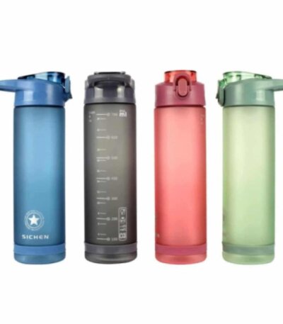 Ces gourdes de sport de la marque Sichen sont des bouteilles d'eau réutilisables conçues pour le fitness et les activités de plein air