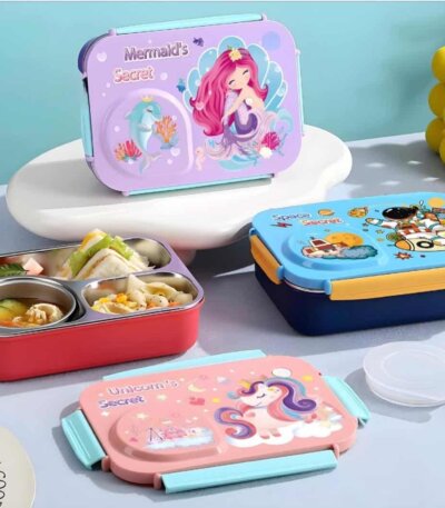 dKids Explorer Stainless Steel Lunch Box
