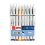 Pochette de 10 stylos à encre gel Luva ellott Basic Liner (0.5 mm - ET-801-10)