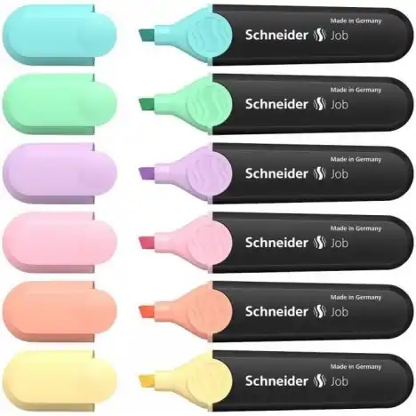 Surligneurs Schneider Job Pastel
