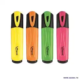 Pochette de 4 Surligneurs Maped Fluo