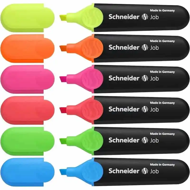 Surligneur Schneider Job Fluo