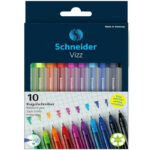 Set De 10 Stylos à Billes Vizz, M - Schneider