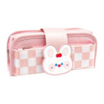 TROUSSE LAPIN ROSE À MOTIF DAMIER