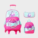 Cartable à Roulettes 17" Lunch Bag & Trousse Enfant GB3929T - Chariot vendu séparément