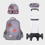 Sac à dos scolaire 17" 3 pièces  GB5388TB – Trousse + Sac repas – Chariot vendu séparément