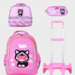 Sac à dos scolaire 16" 3 pièces GB5522TB – Trousse + Sac repas – Chariot vendu séparément