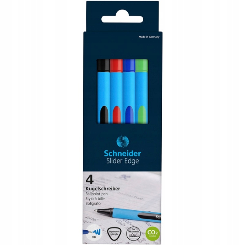 Zestaw-dlugopisow-Slider-Edge-XB-4szt-miks Stylo Slider Edge Xb Pack 4 Stylos Bille Basic - SCHNEIDER – Image 1