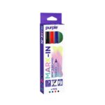Etui 4 Marqueurs Ardoise MARK-IN – Purple