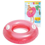 Bouée gonflable pour piscine avec 2 poignées robustes