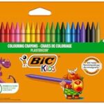 24 Craies de Coloriage Bic Kids Plastidecor