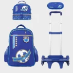Sac à dos scolaire 18" 3 pièces GB5456TB – Trousse + Sac repas – Chariot vendu séparément
