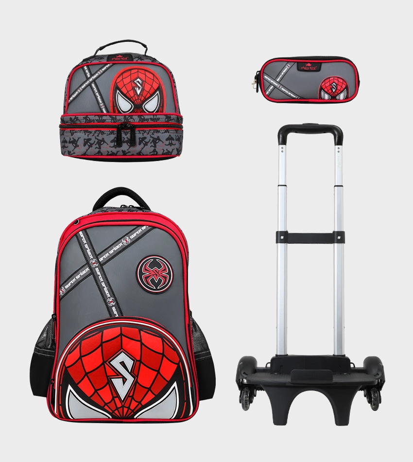 GB5457TB_0 Sac à dos scolaire 17" 3 pièces GB5457TB – Trousse + Sac repas – Chariot vendu séparément – Image 1