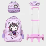 Sac à dos scolaire 17" 3 pièces  GB5461TB – Trousse + Sac repas – Chariot vendu séparément