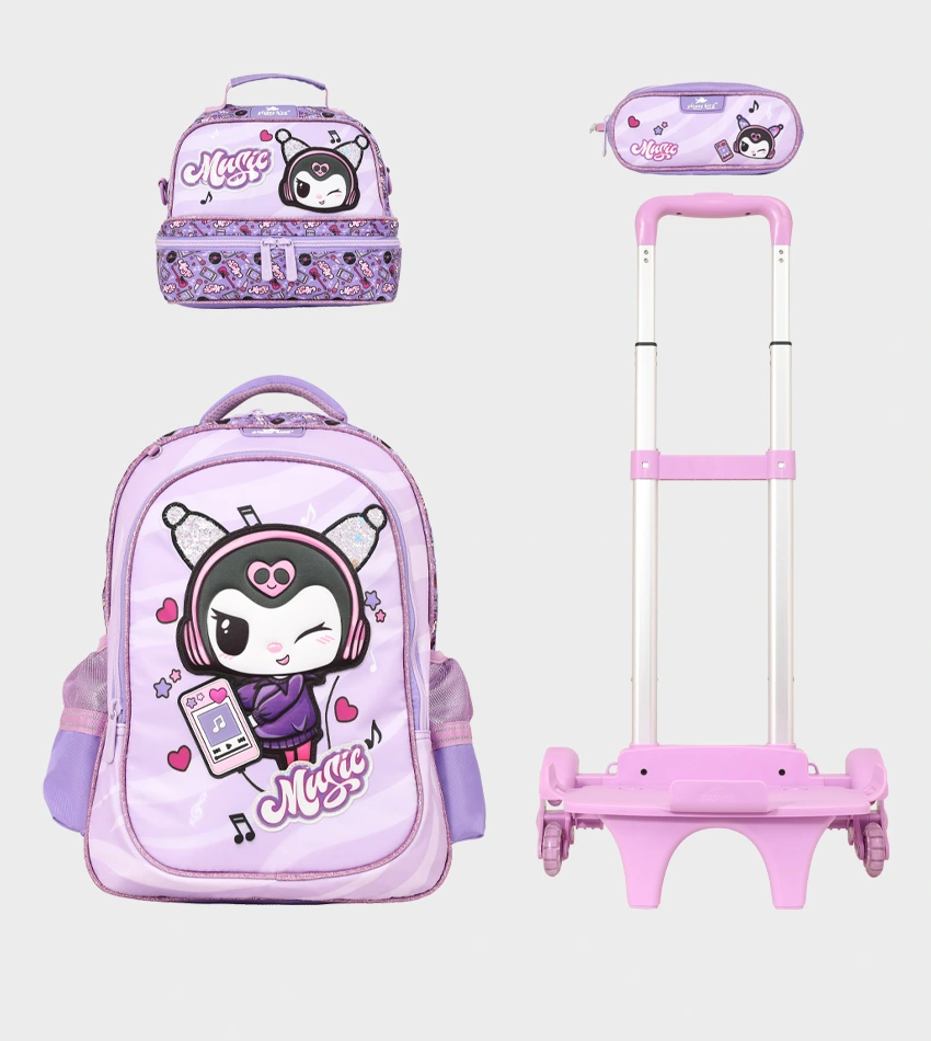 GB5461TB_0 Sac à dos scolaire 17" 3 pièces GB5461TB – Trousse + Sac repas – Chariot vendu séparément – Image 1