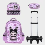 Sac à dos scolaire 17" 3 pièces GB5482TB – Trousse + Sac repas – Chariot vendu séparément